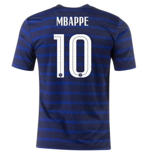 2020 Euro France Home Kit Soccer Jersey KYLIAN MBAPPÉ #10